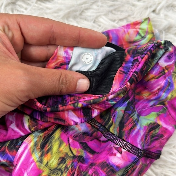 Lululemon Base Pace High-Rise Short 8" Hyper Flow Pink Multi - Picture 4 of 5